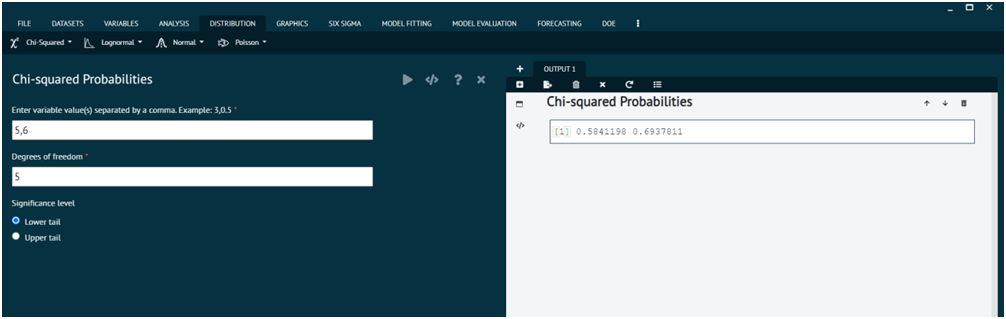 Chi-square Probabilities