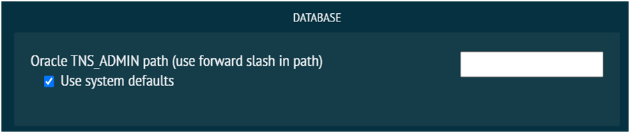 DATABASE DATABASE