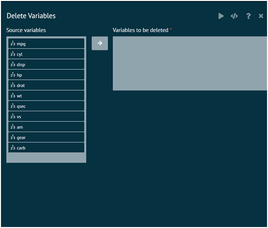 Delete Variable Delete Variable