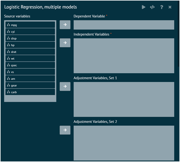 Logistic Regression multiple models