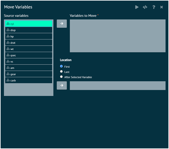 Move Variables