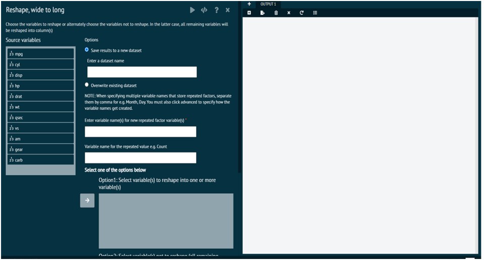 Reshape wide to long Reshape wide to long